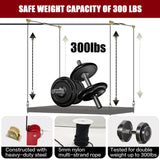 ReyetRentu Overhead Garage Storage Rack - Heavy-duty Lifting Garage Ceiling Storage Rack,Adjustable Organization System, 300lbs Weight, Easy Installation & Operation ReyetRentu