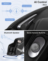 RELX 2025 Massage Chair Full Body, Zero Gravity Airbag Shiatsu Massage Chair with SL-Track, Heating, AI Control, Body Scan, 13 Modes, Foot Rollers, and Deep Yoga Stretch (Black) RELX