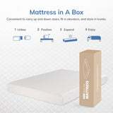 SynthoSpace Queen Mattress 8 Inch Green Tea Memory Foam Mattress, Fiberglass Free & Medium Firm, CertiPUR-US Certified Foam for Cool Sleep & Pressure Relief, Bed in a Box, 60"×80"×8" SynthoSpace