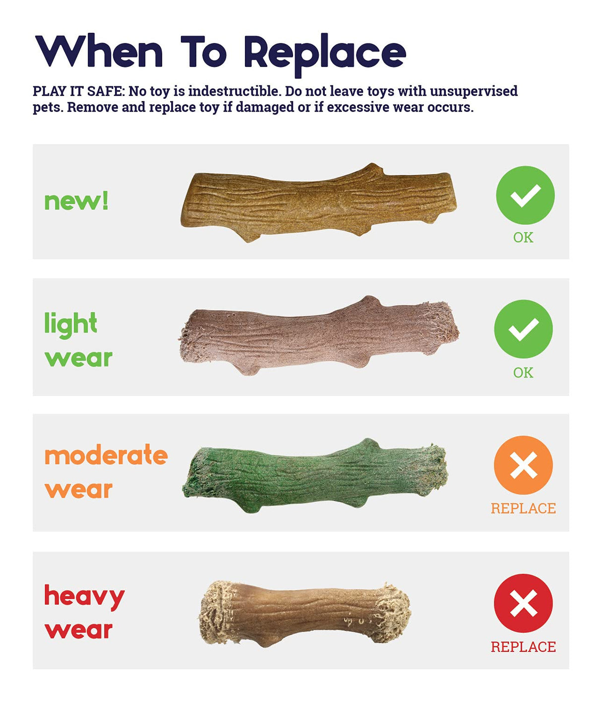 Petstages Dogwood Wood Alternative Dog Chew Toy, Large Petstages