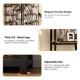 70.8" Tall Bookshelf Set of 2, 79" Wide Geometric Display Shelf with 18 Open Storage Shelves, Scratch-Resistant Gray Wash & Metal Frame, for Living Room, Office, Bedroom – Anti-Tip & Adjustable Feet HolliWill