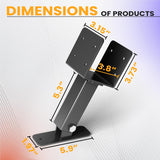 3 Pack Pergola Roof Riser, 304 Stainless Steel Roof Riser Brackets for Patio Cover, 90 Degree Adjustable Saddle Pergola Roof Riser Beam Brackets for Gazebo Roof Patio Pergola (Saddle Brackets) PURRPAXZ