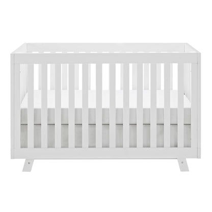 Storkcraft Beckett Convertible Crib (White) – Converts from Baby Crib to Toddler Bed and Daybed, Fits Standard Full-Size Crib Mattress, Adjustable Mattress Support Base - WoodArtSupply