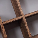 BYRTJSWX Multi-Compartment Trinket Shelf, Wall Mounted Curio Cabinet,Wooden Collectibles Display Case Trinket Display Shelf,for Bedroom, Corridor, Entrance, Living Room, Office(37.4x28x4.7in) BYRTJSWX