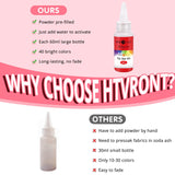 HTVRONT Tie Dye Kit - 40 Vibrant Colors Pre-Filled Bottles Tye dye Kit for Kids and Large Groups, Permanent Tie Dye Kits for Adults Tyedyedye Party Supplies Tye dye Kit to Go(Just Add Water) HTVRONT