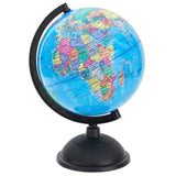 Juvale Rotating World Globe with Stand for Kids Learning, 8-inch Spinning Earth Globe for Classroom Geography Education Juvale