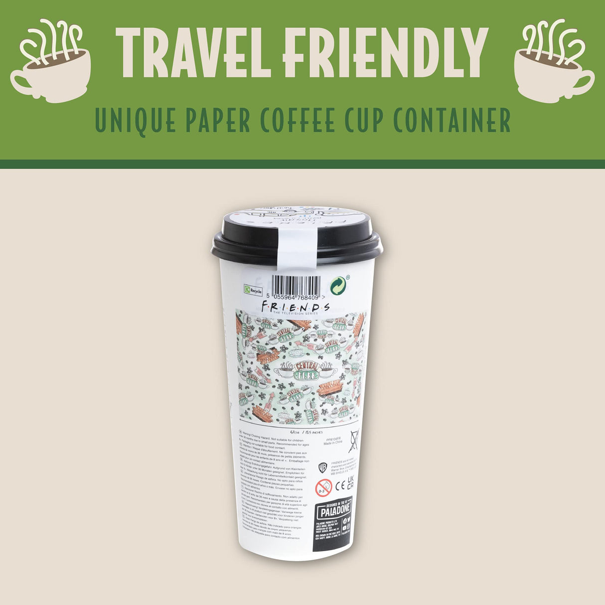 Friends TV Show Central Perk Coffee Cup Jigsaw - Officially Licensed Merchandise Paladone