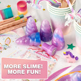 Unicorn Slime Party Favors for Kids, 36 Pack Non-Sticky & Stretchy Unicorn Slime Kit, Birthday Gift, School Classroom Award, Goodie Bags Stuffers, Basket Eggs Filler, Slime Bulk Set for Girls Boys BYONEBYE
