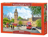 CASTORLAND 1000 Piece Jigsaw Puzzles, Busy Morning in London, United Kingdom, Great Britain, England Puzzle, Big Ben, Adult Puzzle, Castorland C-104963-2 Castorland