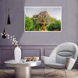 Jigsaw Puzzle 1000 Piece Edinburgh Castle Scotland Fountain Classic Puzzle DIY Kit Wooden Toy Unique Gift Home Decor Buhoet