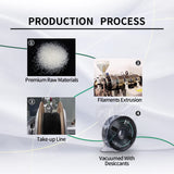 HP3DF PLA Filament, PLA Plus(PLA+), 3D Printer Filament, PLA Filament 1.75mm Dimensional Accuracy +/- 0.02mm, 1KG Spool (2.2 lbs), Fit Most FDM Printer (Silk Green PLA) HP3DF