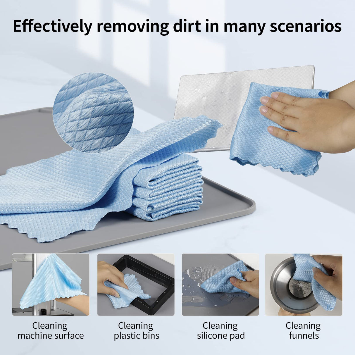 ANYCUBIC Resin 3D Printer Accessories Tool Kits, Silicone Pad, Stainless Steel Resin Filter, Multi-Function Water Bottle, Fish Scale Cloth, Golves, Plastic Nipper for Cleaning and 3D Printing ANYCUBIC