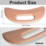 enttgo Body Gua Sha Tool Wooden Lymphatic Drainage Tool,Guasha Massage Tools for Anti Cellulite and Relieve Muscle Fatigue,Wood Therapy Massage Tools for Neck Back Face Leg Facial (A-Wood1) enttgo