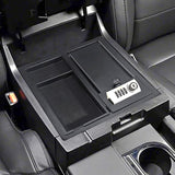 LEABON Center Console Safe Guns Storage Box Compatible with 2014-2022 Toyota Tundra 5.7L V8, with 4-Digit Combo Lock, 2 Keys, Organizer Coin Tray - 00016-34174 (classic) LEABON