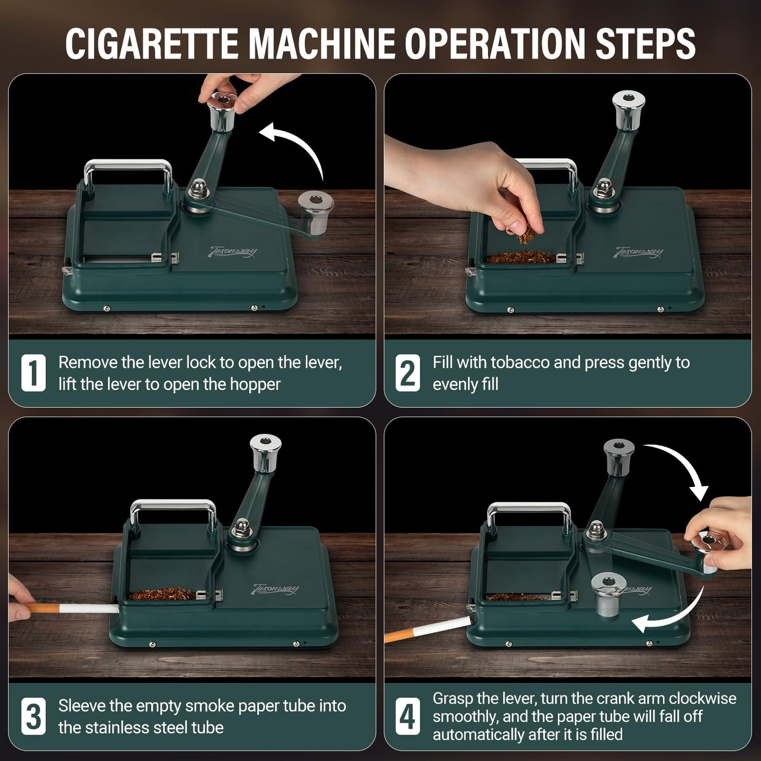machine to remove cigarette smoke Top-O-Matic RYO| Famous Cigars Cigarette Machine Automatic Electric Rolling