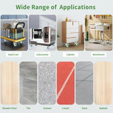 Humagineer 4 Inch Heavy Duty Industrial Grade Caster Set of 4, Industrial Swivel Casters with Brake, Maintenance-Free Aluminum Core PU Wheels 3600 LBS, Durable Casters Wheels for Industrial, Equipment Humagineer