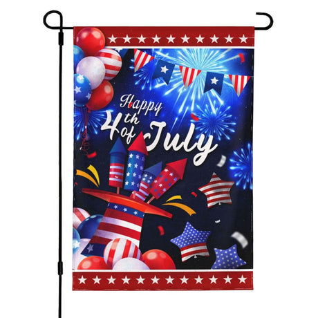 Patriotics 4th of july garden flag independence day Flag Decoration Banner Decor Flags for outside Farmhouse Yard Indoor/Outdoor Gifts 12.5x18 Inch XYSKINO