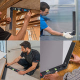 RISEPRO Aluminum Digital Angle Finder Protractor 0-225° 16 Inch Backlit LCD Digital with Horizontal and Vertical Bubble RISEPRO