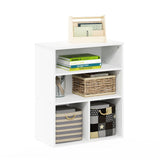 Furinno Pasir 3 Tier Display Bookcase, White Furinno