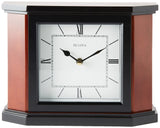 Bulova B1881 Holyoke Clock, Cherry Brown Bulova