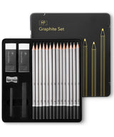 Mr. Pen- Sketch Pencils for Drawing, 19 Pcs, With Graphite Sticks, Erasers and Sharpener, Art Pencils for Sketching, Back to School Supplies Mr. Pen