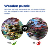 Jigsaw Puzzle 1000 Piece Wooden Puzzle Halloween Picture Family Decorations, Unique Birthday Present Suitable for Teenagers and Adults najiaxiaowu