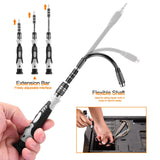 NECAMOCU Precision Screwdriver Set, Professional Grade 115 in 1 Magnetic Repair Tool Kit for Electronics, Computer, iPhone, Laptop, Game Console, Watch, Eyeglasses, Modding, and DIY Projects Necamocu