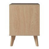 Walker Edison Raelyn Mid-Century Modern 1-Drawer Nightstand, 20 Inch, Riviera Walker Edison