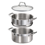 Tramontina Steamer Set Stainless Steel Induction-Ready 5 Quart, 80120/523DS Tramontina
