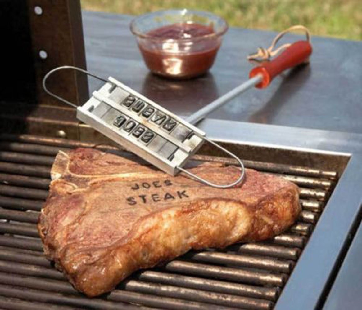 Custom BBQ Branding Iron Set with Changeable Alphabet Letters Jasni Liu