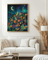 Starry Night Diamond Art Kits for Adults, Crafts 5D Diamond Painting Dot Kit for Adult Beginners, Abstract Landscape DIY Round Dots Full Drill Diamonds Paintings Art for Home Wall Decor Gifts 12X16 In Luckyrichrui