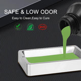 ApexMaker Water Washable Resin 1000g, High Precision, Low Odor, Quick Curing Photopolymer Resin, 395-405nm UV Curing 3D Printing Liquid Photopolymer Resin for LCD DLP SLA 3D Printers ApexMaker