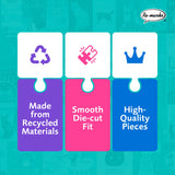 Re-Marks Feline Tales 1000-Piece Puzzle for All Ages, Cat Books Jigsaw Puzzle, Family Puzzle Re-Marks