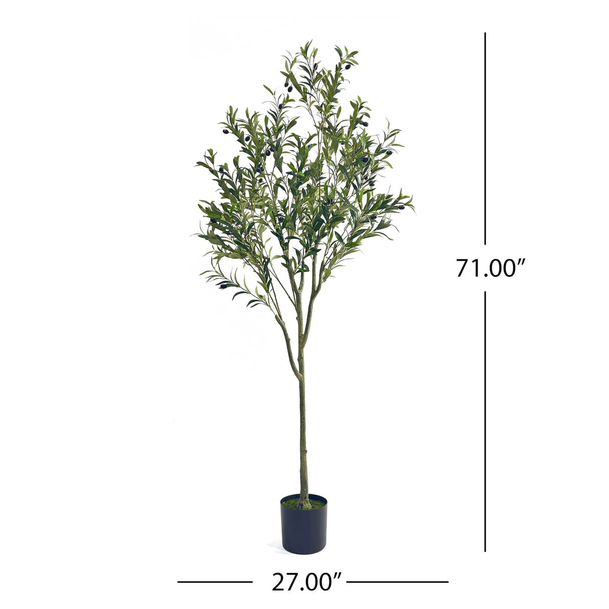 Christopher Knight Home 313747 Artificial Olive Tree, 6' x 2', Green Christopher Knight Home