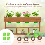 OOOK Potting Bench with Removable Sink, Potting Benches for Outside, Mud Kitchen for Kids Outdoor with Gardening Tools, Watering Can, Flower Pot, Ideal Gift for Boys and Girls 3+, Solid Fir Wood OOOK