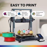 OVERTURE PLA Matte 3D Printer Filament 1.75mm, Matte PLA 1kg Cardboard Spool (2.2lbs), Dimensional Accuracy +/- 0.02 mm (Matte Black) OVERTURE