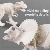 whatstem 3D Dinosaurs Painting Kit with 12 Dinos for Kids Age 3-15, Arts and Crafts Kits Drawing Toys with Dinosaurs Set Creativity Gifts for Boys and Girls whatstem