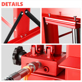 DNA MOTORING 30 Ton Manual Hydraulic Shop Press with Plates, H-Frame Garage Floor Press, 30T / 66139lbs, Adjustable Height, TOOLS-00291 DNA MOTORING