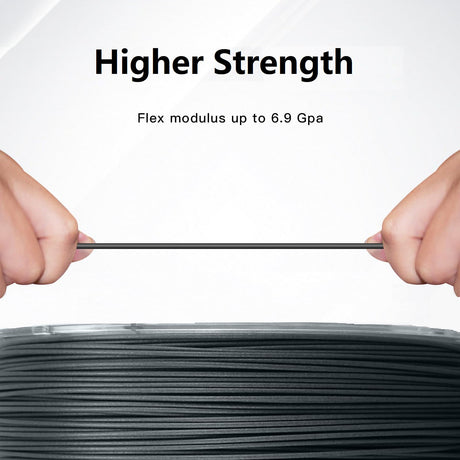 R QIDI TECHNOLOGY PAHT-CF Carbon Fiber high Temperature Nylon Filament 1.75mm,1Kg Spool 3D Printing Filament, high Strength, high Precision，Black R QIDI TECHNOLOGY