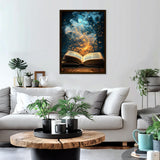 Genius maker Magic Book Diamond Painting Kits for Adults, 5D Diamond Art Kits for Beginners DIY Full Drill Diamonds Painting Pictures, Diamond Gem Art Painting DIY Crafts Kit Decor 12x16inch Genius maker