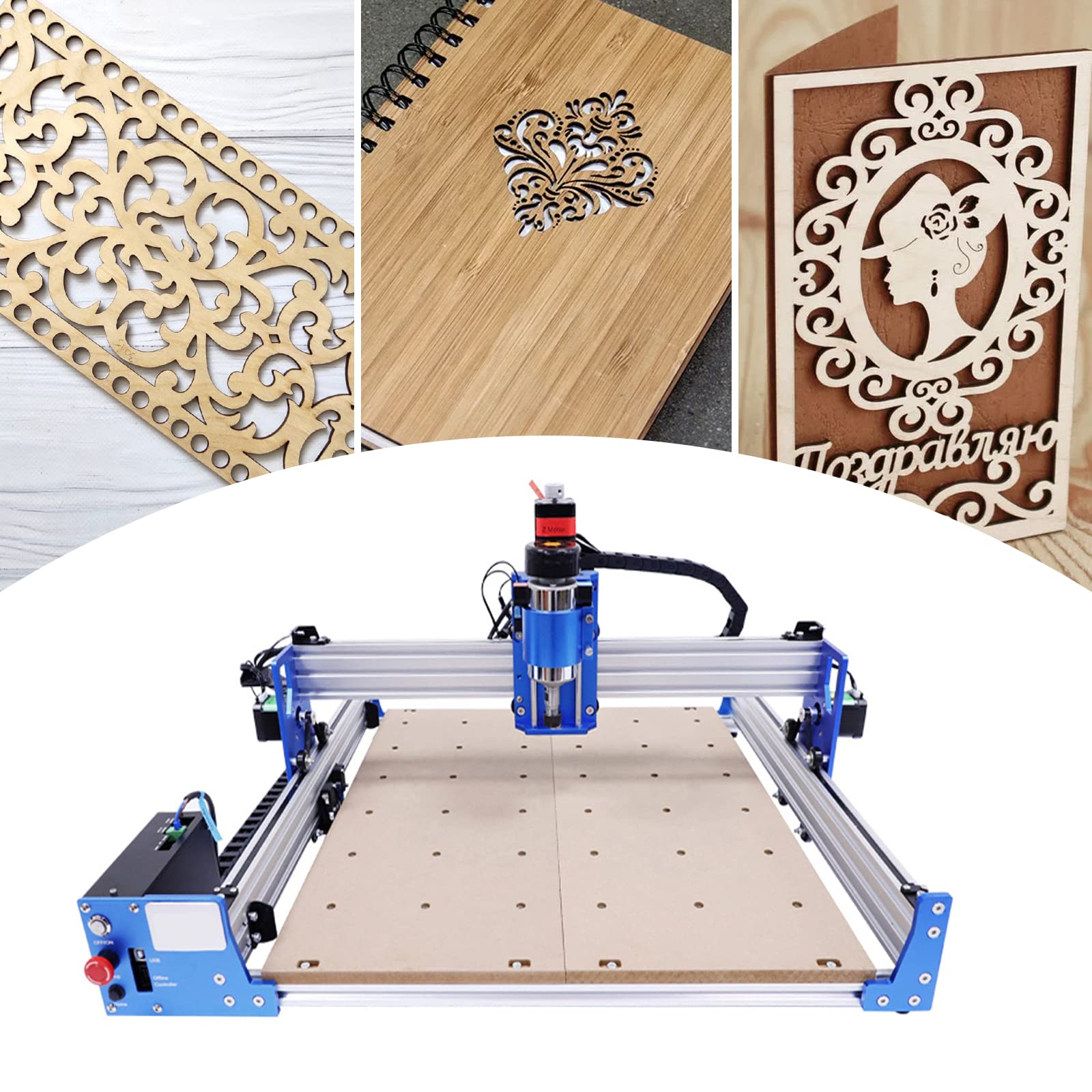 4040 CNC Engraving Machine CNC Router Machine Kit Pro Milling Machine for Wood Metal Acrylic MDF Carving Arts Crafts - WoodArtSupply