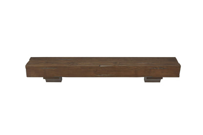 Pearl Mantels 412-60-70 Shenandoah Pine 60-Inch Fireplace Mantel Shelf, Rustic Cherry