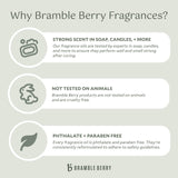 Bramble Berry Cashmere Fragrance Oil (2 Fl oz) | Great for Making Homemade Soap, Candles, Lotion, Bath Bombs, Skin & Body Care | Vegan, Phthalate & Paraben Free Bramble Berry