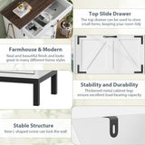 Shoe Cabinet Storage for Entryway Hidden Shoes Storage Cabinet Farmhouse Narrow Shoe Organizer Cabinet with 2 Flip Drawers, Free Standing Slim Shoe Cabinet for Door Entry, Foyer, Hallway, White Jocoevol