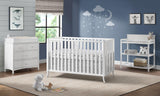 Oxford Baby Arlie 4 in 1 Convertible Island Crib White Oxford Baby