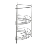 Pedestal Sink Organizer - Compact Under the Sink Rack with 2 Storage Shelves and Towel Holder - Space Saving Bathroom Storage by Lavish Home Lavish Home