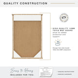 MCS 23x16 White Medicine Cabinet Organizer, Wall Mounted Bathroom Cabinet for Over-The-Toilet Storage, Bathroom Furniture & Restroom Organizer MCS