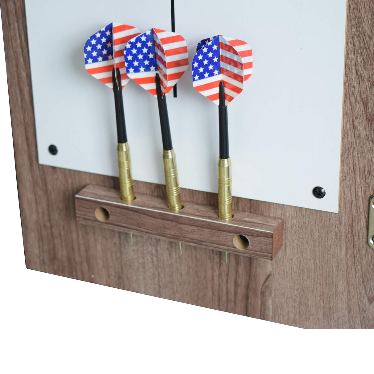 Hathaway Winchester Dartboard & Cabinet Set, Driftwood Hathaway