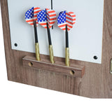 Hathaway Winchester Dartboard & Cabinet Set, Driftwood Hathaway