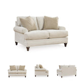 Signature Design by Ashley Valerani Classic Loveseat for Living Room, Beige Signature Design by Ashley